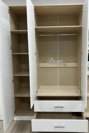 Шкаф "Милана" 3-х створчатый с 2 ящиками в Верхней Салде - verhnyaya-salda.ok-mebel.com | фото 2