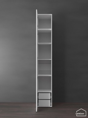 Шкаф с антресолью Linnea MHR-1POA-4 2450х400х510 (Белый-М 11.1.2) в Верхней Салде - verhnyaya-salda.ok-mebel.com | фото 6