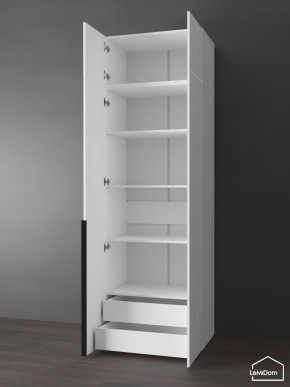 Шкаф с антресолью Linnea MHR-2A-4 2450х800х510 (Белый-М 11.1.2) в Верхней Салде - verhnyaya-salda.ok-mebel.com | фото 5