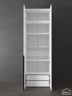 Шкаф с антресолью Linnea MHR-2A-4 2450х800х510 (Белый-М 11.1.2) в Верхней Салде - verhnyaya-salda.ok-mebel.com | фото 6