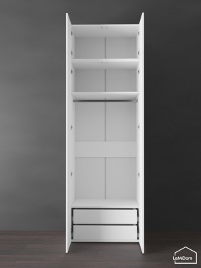 Шкаф с антресолью Linnea MHR-2POA-3 2450х800х510 (Белый-М 11.1.2) в Верхней Салде - verhnyaya-salda.ok-mebel.com | фото 5