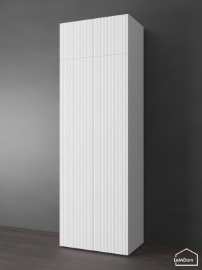 Шкаф с антресолью Linnea MHR-2POA-4 2450х800х510 (Белый-М 11.1.1) в Верхней Салде - verhnyaya-salda.ok-mebel.com | фото