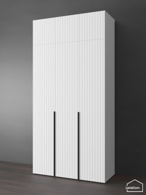 Шкаф с антресолью Linnea MHR-3A-2 2450х1200х510 (Белый-М 11.1.2) в Верхней Салде - verhnyaya-salda.ok-mebel.com | фото