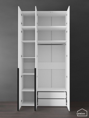Шкаф с антресолью Linnea MHR-3A-2 2450х1200х510 (Белый-М 11.1.2) в Верхней Салде - verhnyaya-salda.ok-mebel.com | фото 6