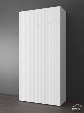 Шкаф с антресолью Linnea MHR-3POA-2 2450х1200х510 (Белый-М 11.1.2) в Верхней Салде - verhnyaya-salda.ok-mebel.com | фото
