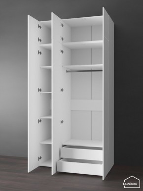 Шкаф с антресолью Linnea MHR-3POA-2 2450х1200х510 (Белый-М 11.1.2) в Верхней Салде - verhnyaya-salda.ok-mebel.com | фото 5