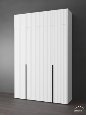 Шкаф с антресолью Linnea MHR-4A-1 2450х1600х510 (Белый-М 11.1.2) в Верхней Салде - verhnyaya-salda.ok-mebel.com | фото