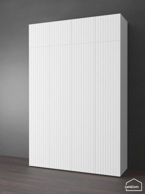 Шкаф с антресолью Linnea MHR-4POA-1 2450х1600х510 (Белый-М 11.1.1) в Верхней Салде - verhnyaya-salda.ok-mebel.com | фото