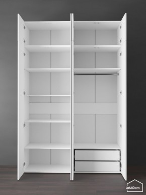 Шкаф с антресолью Linnea MHR-4POA-2 2450х1600х510 (Белый-М 11.1.2) в Верхней Салде - verhnyaya-salda.ok-mebel.com | фото 5