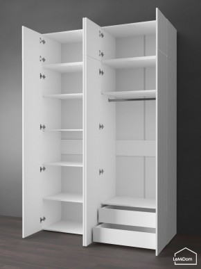 Шкаф с антресолью Linnea MHR-4POA-2 2450х1600х510 (Белый-М 11.1.2) в Верхней Салде - verhnyaya-salda.ok-mebel.com | фото 6
