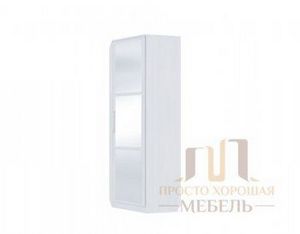 Шкаф угловой Николь 1 с зеркалом в Верхней Салде - verhnyaya-salda.ok-mebel.com | фото 1