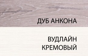 Шкаф угловой с полками 97х97, OLIVIA, цвет вудлайн крем/дуб анкона в Верхней Салде - verhnyaya-salda.ok-mebel.com | фото 4
