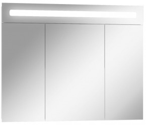 Шкаф-зеркало Аврора 90 с подсветкой LED Домино (DV8011HZ) в Верхней Салде - verhnyaya-salda.ok-mebel.com | фото