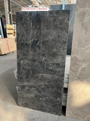 Стол ALES 180 BLACK GRAVE SOLID CERAMIC, керамика / бронзовый, ®DISAUR в Верхней Салде - verhnyaya-salda.ok-mebel.com | фото 3
