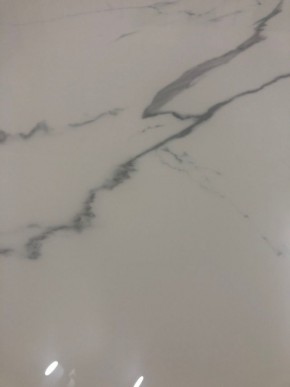Стол CORNER 120 GLOSS STATUARIO WHITE SOLID CERAMIC / BLACK, ®DISAUR в Верхней Салде - verhnyaya-salda.ok-mebel.com | фото 2