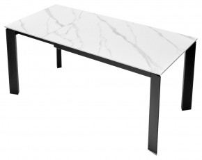 Стол CORNER 120 MATT WHITE MARBLE SOLID CERAMIC / BLACK, ®DISAUR в Верхней Салде - verhnyaya-salda.ok-mebel.com | фото 7