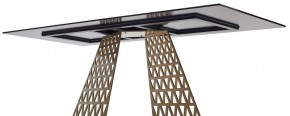 Стол ENNA 220 KL-188 Контрастный мрамор матовый, итальянская керамика/ каркас цвета шампань, ®DISAUR в Верхней Салде - verhnyaya-salda.ok-mebel.com | фото 12