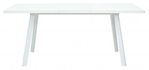 Стол ФИН 120 Белый, стекло/ Белый каркас М-City в Верхней Салде - verhnyaya-salda.ok-mebel.com | фото 2