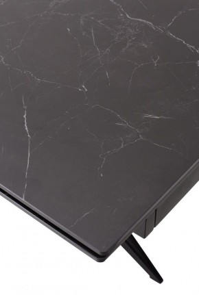 Стол FORIO 160 MATT BLACK MARBLE SOLID CERAMIC / BLACK, ®DISAUR в Верхней Салде - verhnyaya-salda.ok-mebel.com | фото 9