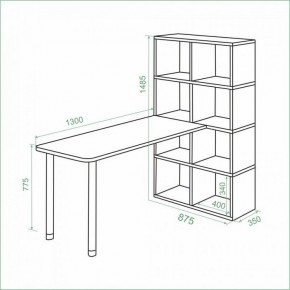 Стол компьютерный Bartolo в Верхней Салде - verhnyaya-salda.ok-mebel.com | фото 3