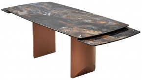 Стол ПУАНТО 200 TITANIUM LAWA NERO, керамика / МЕДЬ каркас М-City в Верхней Салде - verhnyaya-salda.ok-mebel.com | фото 11