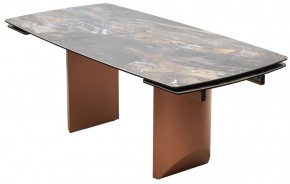 Стол ПУАНТО 200 TITANIUM LAWA NERO, керамика / МЕДЬ каркас М-City в Верхней Салде - verhnyaya-salda.ok-mebel.com | фото 8