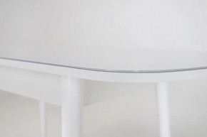 Стол раскладной со стеклом (опоры массив цилиндрический) "Хоста" в Верхней Салде - verhnyaya-salda.ok-mebel.com | фото 6