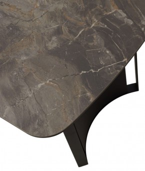 Стол RASMUS 160 KL-80 Серый мрамор, итальянская керамика / черный каркас, ®DISAUR в Верхней Салде - verhnyaya-salda.ok-mebel.com | фото 9