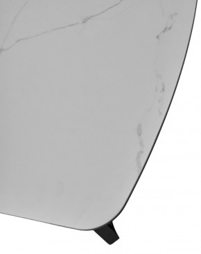 Стол RASMUS 160 TL-45 Белый мрамор, испанская керамика / черный каркас, ®DISAUR в Верхней Салде - verhnyaya-salda.ok-mebel.com | фото 6