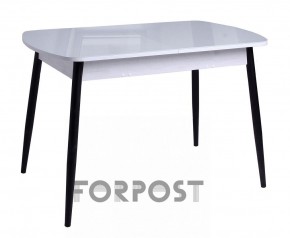 Стол раздвижной со стеклянной столешницей (BLACK, WHITE) в Верхней Салде - verhnyaya-salda.ok-mebel.com | фото 3