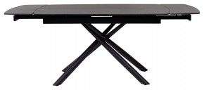 Стол RIVOLI 140 MATT BLACK MARBLE SOLID CERAMIC / BLACK, ®DISAUR в Верхней Салде - verhnyaya-salda.ok-mebel.com | фото 2
