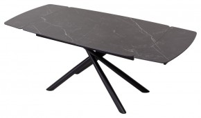 Стол RIVOLI 140 MATT BLACK MARBLE SOLID CERAMIC / BLACK, ®DISAUR в Верхней Салде - verhnyaya-salda.ok-mebel.com | фото 3