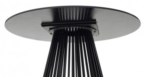Стол TERNI 120 MATT BLACK MARBLE SOLID CERAMIC Черный мрамор матовый, керамика /Черн.каркас, ®DISAUR в Верхней Салде - verhnyaya-salda.ok-mebel.com | фото 6