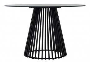 Стол TERNI 120 MATT BLACK MARBLE SOLID CERAMIC Черный мрамор матовый, керамика /Черн.каркас, ®DISAUR в Верхней Салде - verhnyaya-salda.ok-mebel.com | фото 7