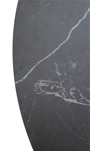 Стол TERNI 120 MATT BLACK MARBLE SOLID CERAMIC Черный мрамор матовый, керамика /Черн.каркас, ®DISAUR в Верхней Салде - verhnyaya-salda.ok-mebel.com | фото 9