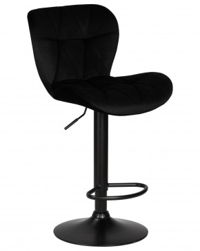 Стул барный DOBRIN BARNY BLACK, черный велюр (MJ9-101) в Верхней Салде - verhnyaya-salda.ok-mebel.com | фото