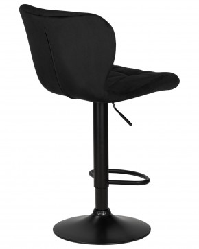 Стул барный DOBRIN BARNY BLACK, черный велюр (MJ9-101) в Верхней Салде - verhnyaya-salda.ok-mebel.com | фото 4