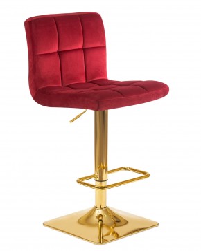 Стул барный DOBRIN GOLDIE, бордовый велюр (MJ9-43) в Верхней Салде - verhnyaya-salda.ok-mebel.com | фото 2