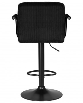 Стул барный DOBRIN KRUGER ARM BLACK, черный вельвет (LAR-E2041-52) в Верхней Салде - verhnyaya-salda.ok-mebel.com | фото 5
