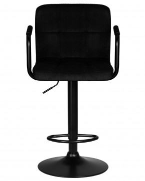 Стул барный DOBRIN KRUGER ARM BLACK, черный вельвет (LAR-E2041-52) в Верхней Салде - verhnyaya-salda.ok-mebel.com | фото 6