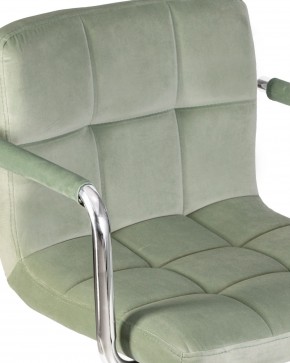 Стул барный DOBRIN KRUGER ARM, мятный велюр (MJ9-87) в Верхней Салде - verhnyaya-salda.ok-mebel.com | фото 7