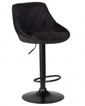 Стул барный DOBRIN LOGAN BLACK, черный велюр (MJ9-101) в Верхней Салде - verhnyaya-salda.ok-mebel.com | фото