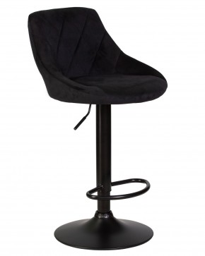 Стул барный DOBRIN LOGAN BLACK, черный велюр (MJ9-101) в Верхней Салде - verhnyaya-salda.ok-mebel.com | фото 2