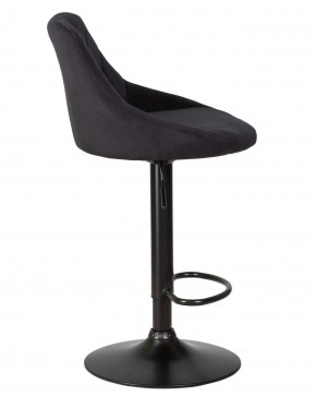 Стул барный DOBRIN LOGAN BLACK, черный велюр (MJ9-101) в Верхней Салде - verhnyaya-salda.ok-mebel.com | фото 3
