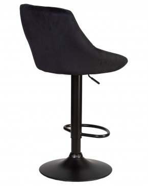 Стул барный DOBRIN LOGAN BLACK, черный велюр (MJ9-101) в Верхней Салде - verhnyaya-salda.ok-mebel.com | фото 4
