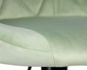 Стул барный DOBRIN LOGAN BLACK, мятный велюр (MJ9-87) в Верхней Салде - verhnyaya-salda.ok-mebel.com | фото 7