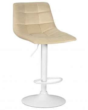 Стул барный DOBRIN TAILOR WHITE, бежевый велюр (MJ9-10) в Верхней Салде - verhnyaya-salda.ok-mebel.com | фото