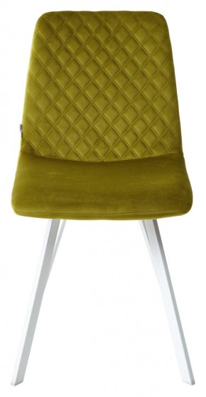 Стул DAIQUIRI BLUVEL-75 OLIVA / белый каркас, велюр М-City в Верхней Салде - verhnyaya-salda.ok-mebel.com | фото 5