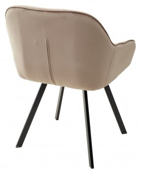 Стул GALE 360 град. поворот. BLUVEL-40 BEIGE, велюр/ черный каркас, М-City в Верхней Салде - verhnyaya-salda.ok-mebel.com | фото 4