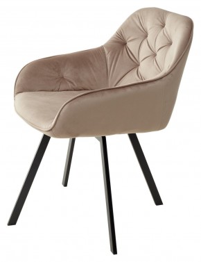 Стул GALE 360 град. поворот. BLUVEL-40 BEIGE, велюр/ черный каркас, М-City в Верхней Салде - verhnyaya-salda.ok-mebel.com | фото 5